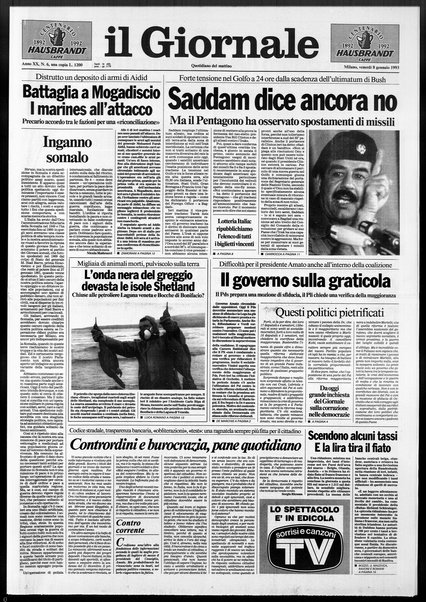 Il giornale : quotidiano del mattino